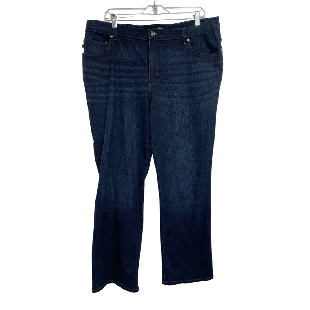 LEE Jeans Womens 18 Short Blue Relaxed Fit Straight Leg Denim Jeans (GG1) NW/OT